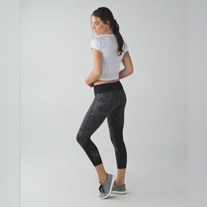 lululemon athletica Black Athletic crop
